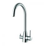 3 Way Tap High Loop Gooseneck Stainless Steel