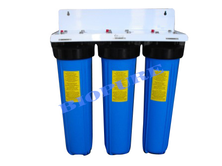 Triple whole house water filter system big blue Triple whole house water filter system big blue