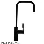 Petite Tall Water Filter faucet Tap 1/4 turn Black