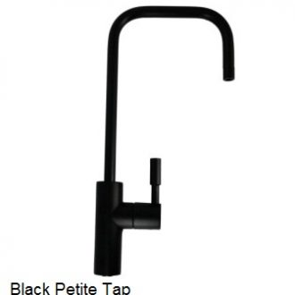 black petite water filter tap