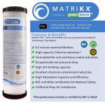 0.5 Micron KX MATRIKX® + Pb1 water filter cartridge 10 inch x 2.5 inch
